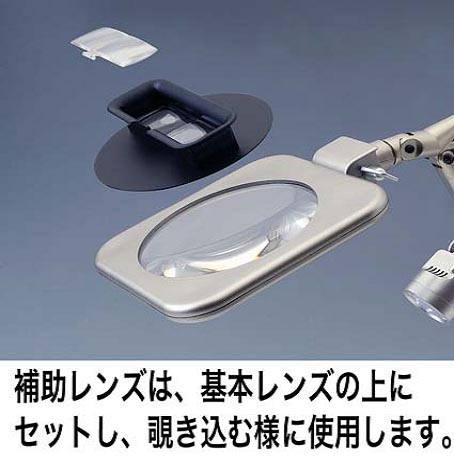 LEDライト付きルーペ